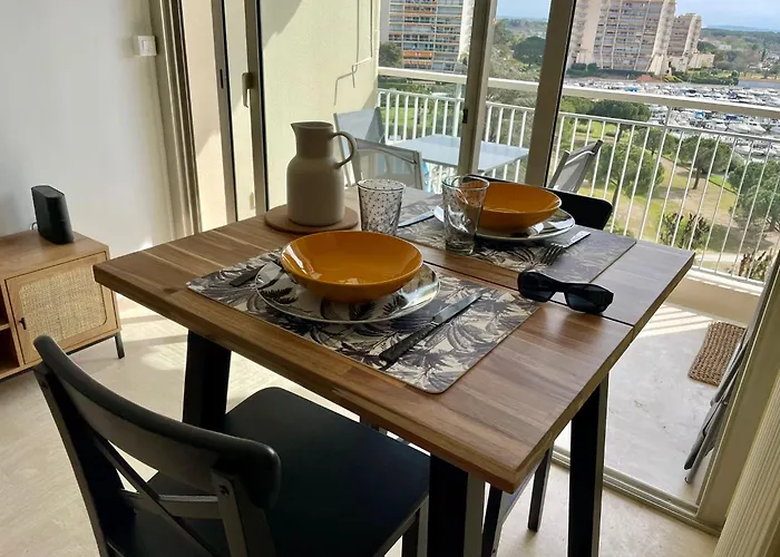 Studio Avec Vue Sur Marina Et Mer - 2 Adultes Et 1 Enfant Maximum